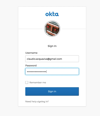 Okta Sign In