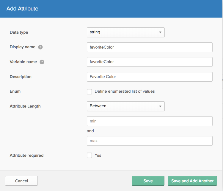 Okta Add Attribute