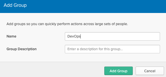 Okta group config