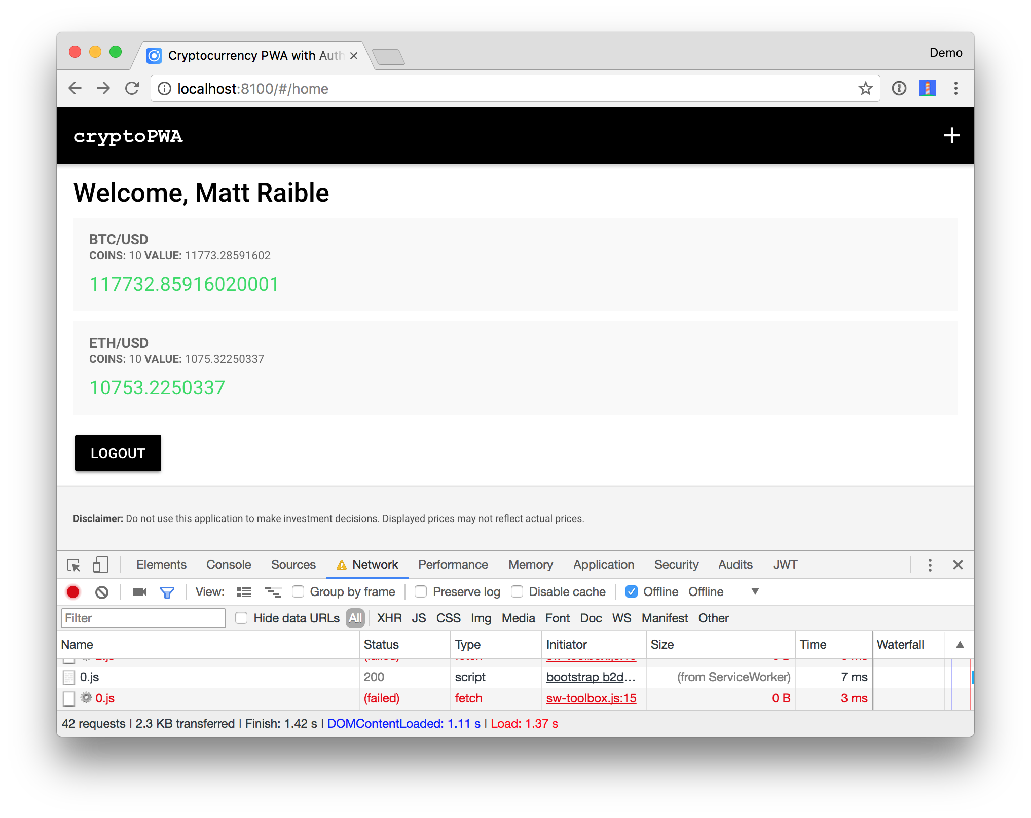 Holdings in Okta - Offline