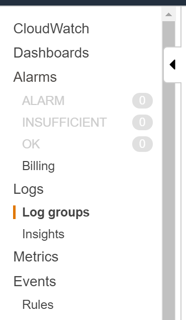 AWS CloudWatch logs