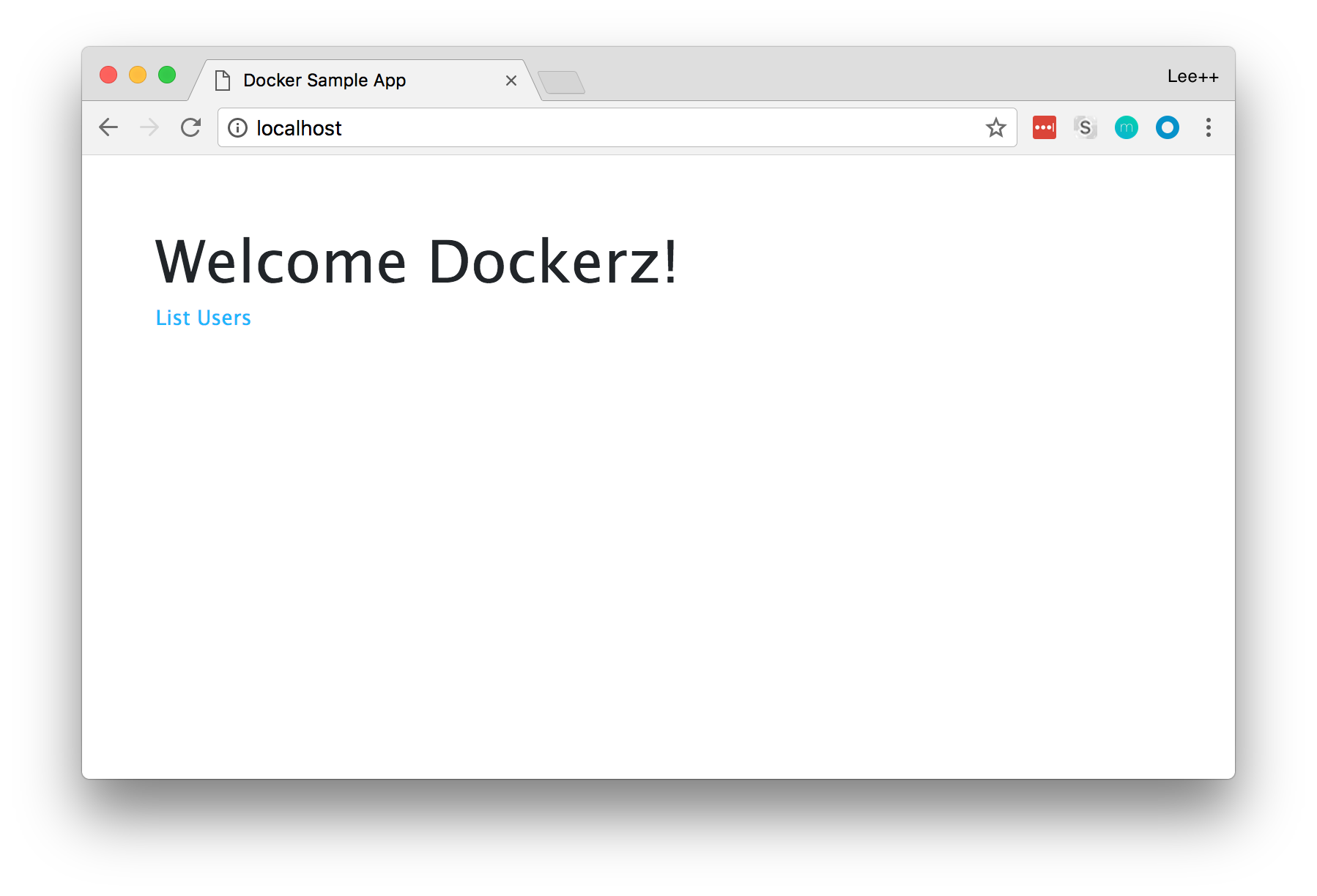 Docker Compose Running