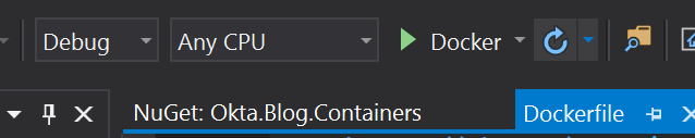 VS Docker debug