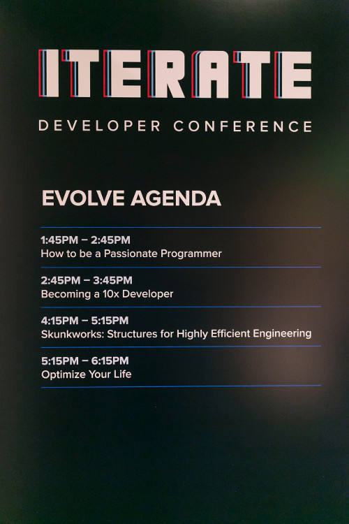 Iterate Evolve Agenda