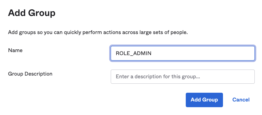 Okta create ROLE_ADMIN group