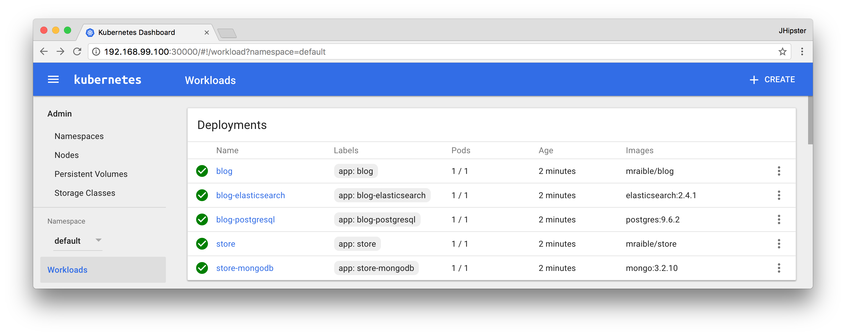 Minikube Dashboard