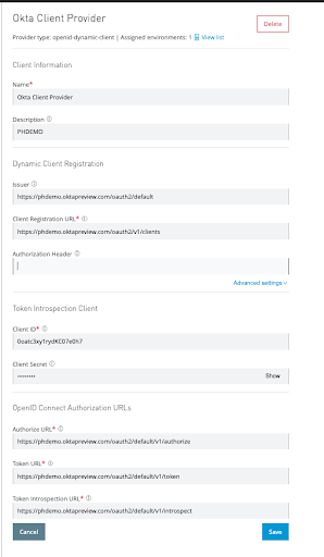 Mulesoft okta client