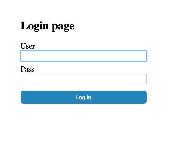 Custom Login Page