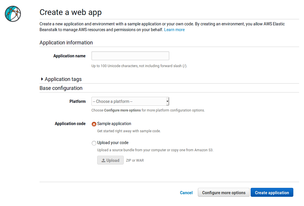 Create a web app