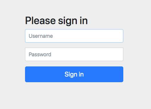 Form Login