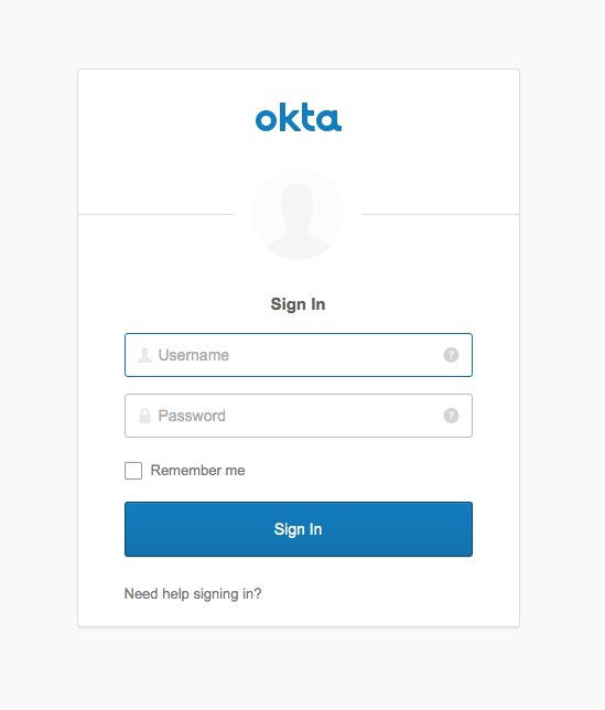 Okta Login