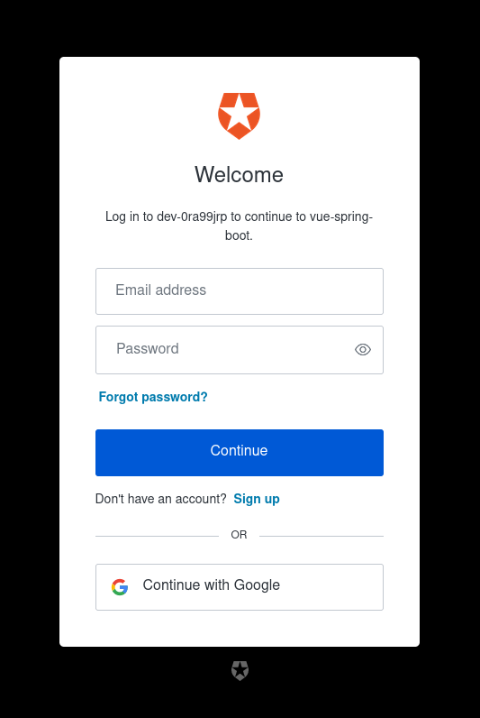 Auth0 Login