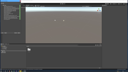 Unity import package