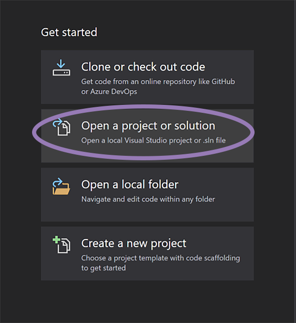 VS 2019 Solution clean