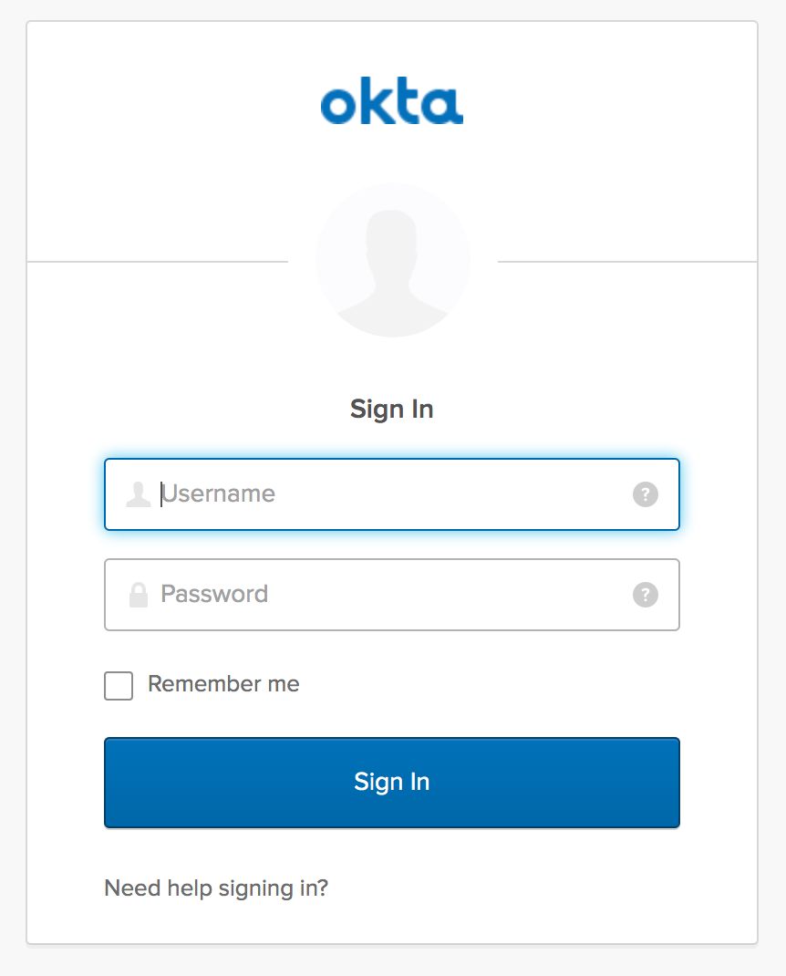 okta login