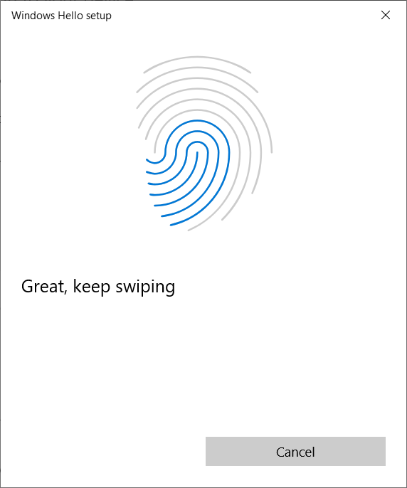 Add your fingerprint